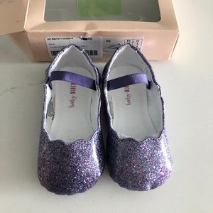 NWT Bloch Grape Purple Sparkle MaryJane Shoes US 5 / EU 20
